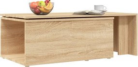 vidaXL Τραπεζάκι Σαλονιού Sonoma Δρυς 150x50x35 εκ. από Επεξ. Ξύλο