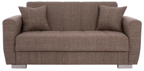 ΚΑΝΑΠΕΣ ΚΡΕΒΑΤΙ POLYA ΔΙΘΕΣΙΟΣ ΚΑΦΕ HM3241.02 153x87x77 εκ.