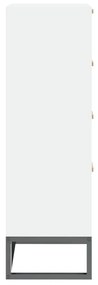 vidaXL Συρταριέρα Λευκή 40 x 30 x 95 εκ. από Επεξεργασμένο Ξύλο