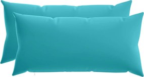 vidaXL Κάλυμμα Μαξιλαριού 2 pcs HEERLEN Τιρκουάζ 40 x 70 cm