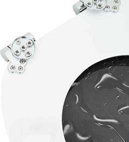 vidaXL Μαλακή κλειστή λεκάνη 2 pcs Γκρι 44 x 38 εκ. Πίνακας MDF