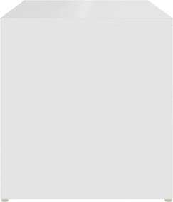 vidaXL Τραπέζι Βοηθητικό Λευκό 59 x 36 x 38 εκ. από Επεξ. Ξύλο