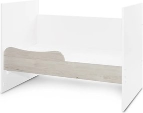 BED MULTI 190/72 COLOUR WHITE/LIGHT OAK