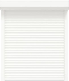 vidaXL Ρολό εισόδου Λευκός 100 x 130 cm Αλουμίνιο και Πολυουρεθάνη