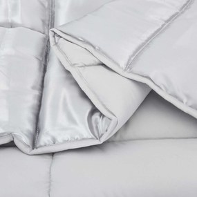 vidaXL Κουβέρτα ολόκληρου του χρόνου Ασημί 200 x 240 cm