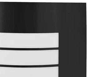 vidaXL Επιτοίχιο φωτιστικό εξωτερικού χώρου 2 pcs Μαύρο