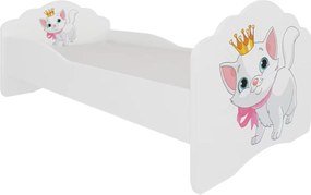 Παιδικό κρεβάτι Leomari I-Γάτα-Χωρίς προστατευτικό-160 x 80