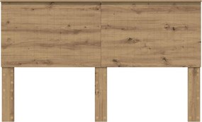 vidaXL Κεφαλάρι με κεφαλάρι Artisan Oak 160 cm Επεξεργασμένο ξύλο
