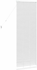 vidaXL Βενετσιάνικες Ρόδες Λευκό 130 x 45 εκ Αλουμίνιο
