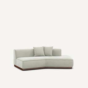 Γωνία καναπέ δεξιά από βελούδο stonewashed, JACOPO