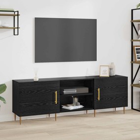 vidaXL Ντουλάπι TV 150 x 30 x 50 cm Μαύρη δρυς Επεξεργασμένο ξύλο