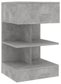 vidaXL Κομοδίνα 2 τεμ. Γκρι Σκυροδέματος 40 x 35 x 65 εκ.