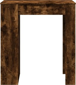 vidaXL Τραπέζι Μπαρ με Ράφια Δρυς 95x47x103,5 εκ. Επεξεργ. Ξύλο