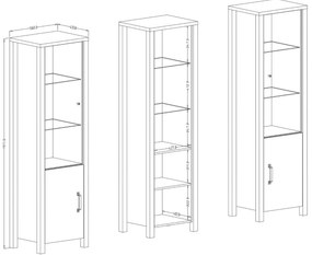 Βιτρίνα Violin mini-Kafe