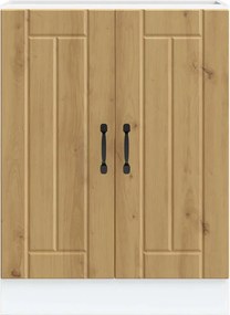 vidaXL Ντουλάπι βάσης νεροχύτη "Lucca" Artisan Oak Engineered Wood