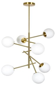 Φωτιστικό Οροφής SE 110-7 77-4492 Prato Pendant Brass Gold Homelighting Metal, Glass