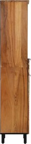 vidaXL Ντουλάπι Μπάνιου Solid Acacia Wood 38 x 33 x 160 εκ.