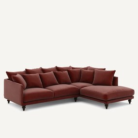 Γωνιακός καναπές από βελούδο, Lazare