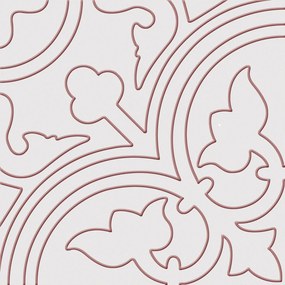 Keros Alhambra Rojo 25x25 - Πλακάκι μπάνιου &amp; δαπέδου