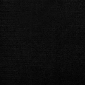 vidaXL Πολυθρόνα Μπάρελ με Υποπόδιο Μαύρη Βελούδινη