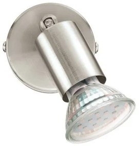 Φωτιστικό σποτ BUZZ- LED ατσάλι σατινάτο νίκελ Eglo-92595-Νίκελ Ματ 92595