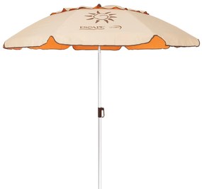 Escape Ομπρέλα Παραλίας Αλουμινίου 2,2m PE 180g UPF50+ Πορτοκαλί (12003)
