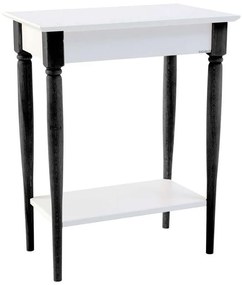 Κονσόλα Mamo S MAMOCSBL1 65x35x74cm White-Black Mdf,Ξύλο