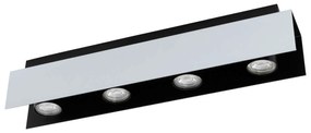 Φωτιστικό Σποτ Led 97397 Black - Silver Viserba Eglo Metal