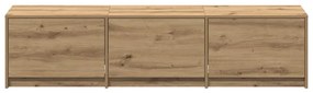 vidaXL Έπιπλο Τηλεόρασης με συρτάρι Artisan Oak 162.5 x 34 x 40 cm