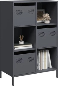 vidaXL Ντουλάπι Ανθρακί 68x39x103,5 εκ. από Χάλυβα