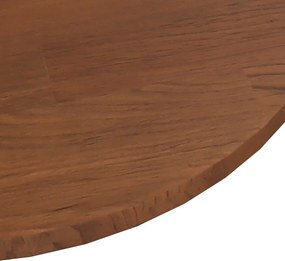 vidaXL Επιφάνεια Τραπεζιού Στρογγυλή Σκ. Καφέ Ø50x1,5 εκ. Ξύλο Δρυς
