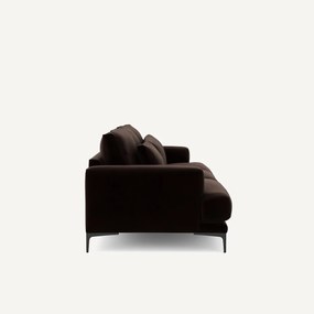 Καναπές 4 θέσεων με βελούδινη ταπετσαρία, Marsile