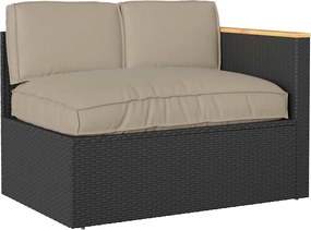 vidaXL Σετ μαξιλαριών 3 pcs Taupe Ύφασμα Όξφορντ