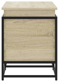Κουτί Αποθήκευσης με Sonoma Δρυς 100x40x51,5 εκ. Επεξ. Ξύλο - Καφέ