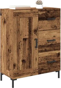 vidaXL Πλαϊνό γραφείο Παλαιό ξύλο 69.5 x 34 x 90 εκ.
