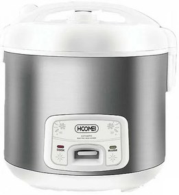 Βραστήρας Ρυζιού 1200W - Rice coocker 3,6L HOOMEI HM-5346 Λευκό/Inox