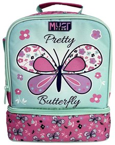 Ισοθερμική Τσάντα Φαγητού (22x16x28) Must Pretty Butterfly 000586298