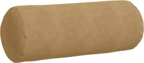 vidaXL Μαξιλάρια Στήριγμα 2 pcs Καφέ Ø 25 x 70 cm Υφασμάτινο Κορντουρά