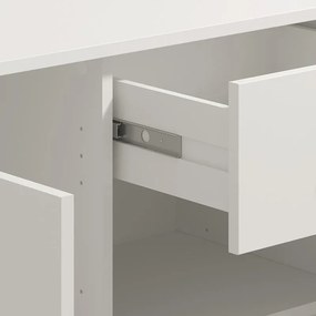 Κομότα - Μπουφές Vienne 4K2F Λευκό 183x40x90 εκ. 183x40x90 εκ.