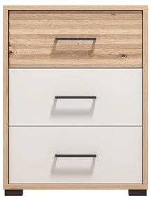Κομοδίνο Modena NO3F Artisan - Cashmere 48x40x63 εκ. 48x40x63 εκ.