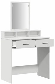 vidaXL Κομμό Υπνοδωματίου Λευκό 79 x 41 x 140 εκ. Επεξεργασμένο ξύλο