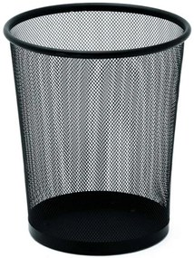 Κάδος Απορριμμάτων Γραφείου Sita-Nero 12-2631 6L Φ26,5cm 32cm Black Gloria Steel