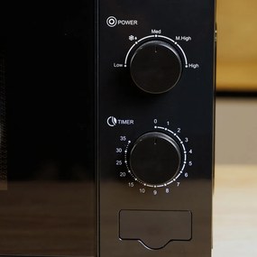 Φούρνος Μικροκυμάτων 20L μαύρος 700W Υ26,3χ45,5χ34,1εκ.