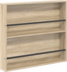 vidaXL Ράφι Περιοδικών Δρύς Sonoma 80 x 12 x 70 εκ Επεξεργασμένο ξύλο
