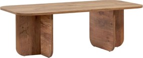 Τραπεζάκι σαλονιού Becaj Megapap χρώμα atlantic pine 120x60x41,4εκ.
