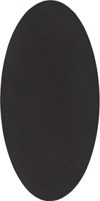 vidaXL Χαλιά χώρου Ωοειδής HUARTE Μαύρο 80 x 150 cm 100% Πολυεστέρας