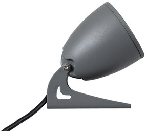 GloboStar TREELIGHT-TREESPO 90470 Σποτ Φωτισμού Ειδικό για Φυτά - Δέντρα LED 12W 1380lm 15° DC 24V Αδιάβροχο IP67 Μ9 x Π11 x Υ9cm Φυσικό Λευκό 4500K - Γκρι Ανθρακί - 3 Years Warranty