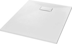 vidaXL Βάση Ντουζιέρας Λευκή 100 x 80 εκ. από SMC