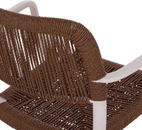 ΠΟΛΥΘΡΟΝΑ ΕΞ.ΧΩΡΟΥ STRIDER HM6391.01 ΛΕΥΚΟ ΠΟΛΥΠΡΟΠΥΛΕΝΙΟ--ΚΑΦΕ ΣΧΟΙΝΙ 57x53x80Υεκ.