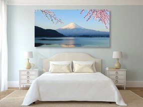 Άποψη εικόνας από τη λίμνη Φούτζι - 100x50